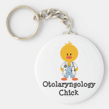 Otolaryngology Chick Keychain