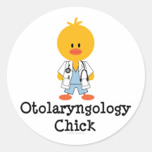 Otolaryngology Chick Stickers