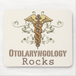Otolaryngology Rocks Caduceus Mousepad