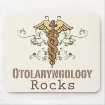 Otolaryngology Rocks Caduceus Mousepad