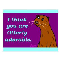Otterly Adorable Postcard