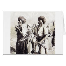 Ottoman Kurdish Greeting Card
