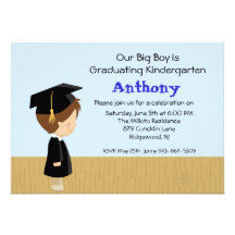 Our Big Boy's  Graduation Invitation