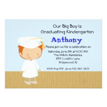 Our Big Boy's  Graduation Invitation