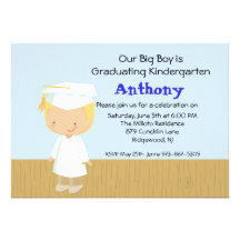 Our Big Boy's  Graduation Invitation