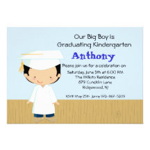 Our Big Boy's  Graduation Invitation