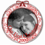 Our First Christmas Ornament 2009 Cut Outs