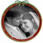 Our First Christmas Ornament Photo Cutouts