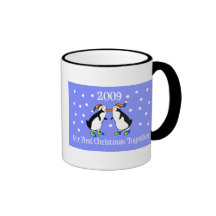 Our First Christmas Together 2009 (GLBT Penguins) Coffee Mug