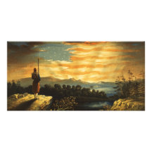 Our Heaven Born Banner by William Bauly Photo Card