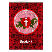 Our Lady of the Rosary Card