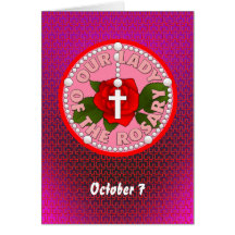 Our Lady of the Rosary Greeting Cards