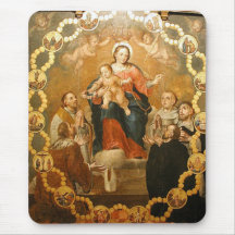 OUR LADY OF THE ROSARY MOUSE PADS