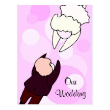 Our Wedding Postcard