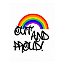 Out and Proud Postcard