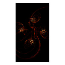 Out of the Dark Abstract Art Business Card