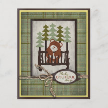 Outdoors Baby Appointment Flyer Card