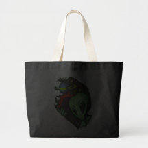 Outer Space Alien Canvas Bags