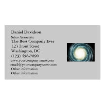 Outer Space Centre of the Universe Business Card Template