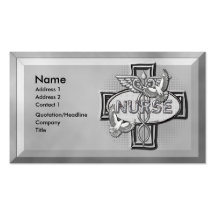 Oval Doves Nurse Business Card