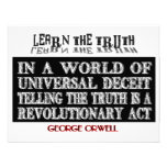 OVAL ORWELL UNIVERSAL DECEIT PERSONALIZED INVITES