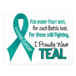 Ovarian Cancer For Every…..I Proudly Wear Teal 1 Postcards