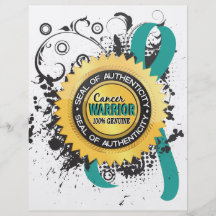 Ovarian Cancer Warrior 23 Flyer Design
