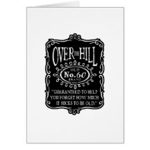 Over The Hill 60th Greeting Card