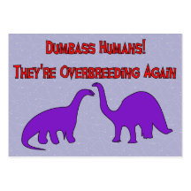 Overbreeding Dinosaurs Business Card