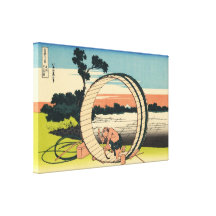 Owari province by Hokusai Gallery Wrap Canvas