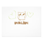 Owl Doodle Invite