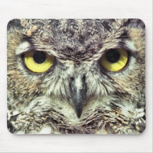 Owl eyes mouse mats