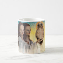 Owl goddess coffee mug