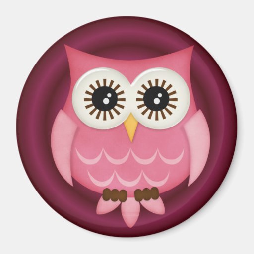 Owl Locker Magnets, Refrigerator Back to school