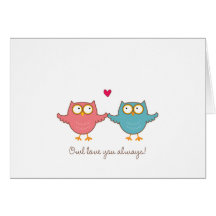 owl love you card