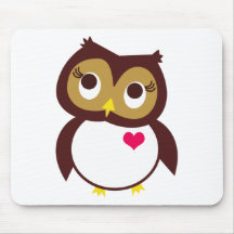 Owl Love You Mouse Pads