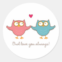 owl love you stickers