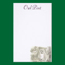 Owl Post stationery