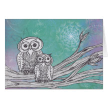 Owls 33 card