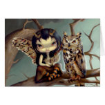 "Owlyn" Greeting Card