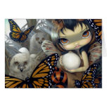 "Owlyn in the Nest" Greeting Card