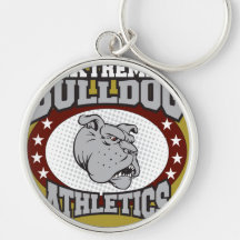 Oxygentees Extreme Bulldog Keychain