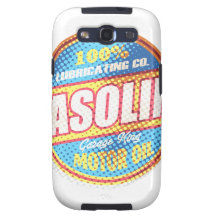 Oxygentees Retro Gasoline Motor Oil Galaxy S3 Covers