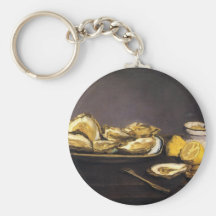 Oysters - Édouard Manet Keychains