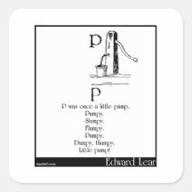 P was once a little pump sticker