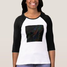 © P Wherrell Digital fine art peacock abstract Tshirts
