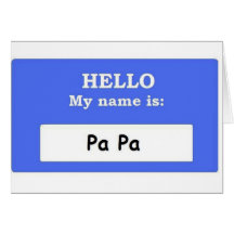 PA PA GREETING CARD
