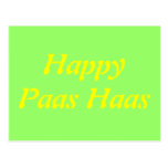 Paaskaart Vier Pasen in stijl Post Card