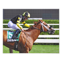 Pacific Ocean winning the James Marvin Stakes Photograph
