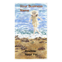 'Paddling' Profile Card Business Card Templates